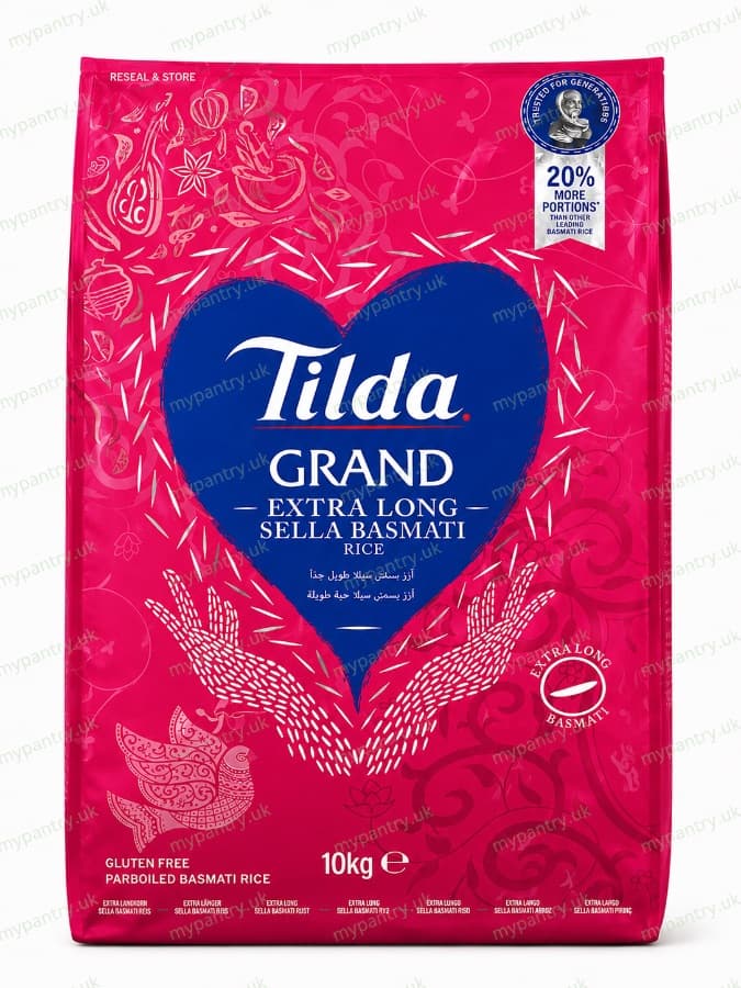 Tilda Grand Extra Long Sella Basmati Rice 10kg